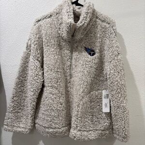 Women’s Tennessee Titans, NFL Sherpa sweater jacket new with tags size XL